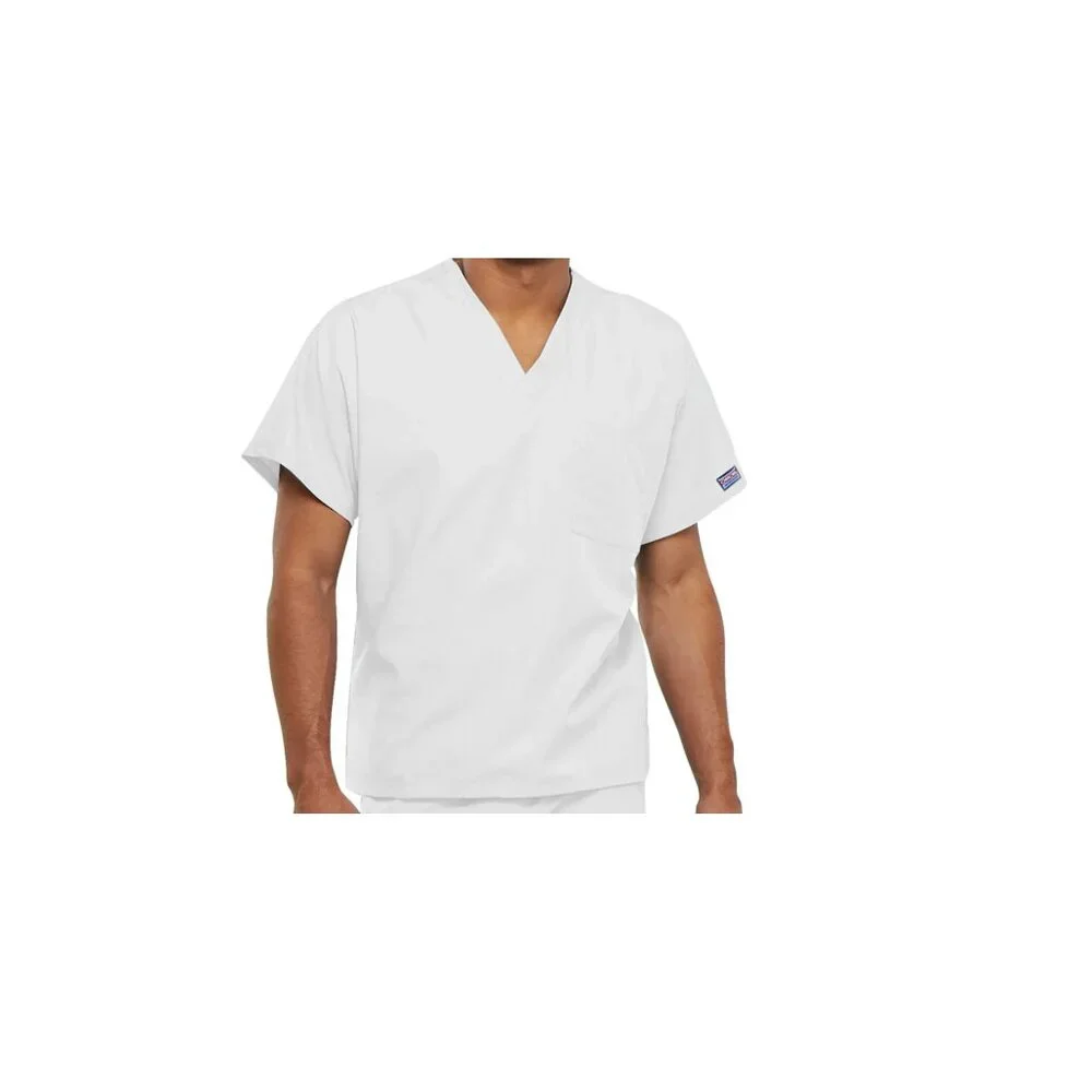 Small Cherokee Workwear Originals Men Women's Scrubs Top V-Neck Tunic 4777 NWoT - Picture 1 of 2